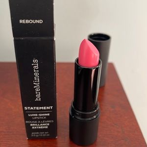 Bare Minerals Luxe Shine Lipstick color is called “Rebound”